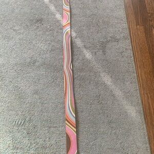 Paul Smith Dusky Swirl Multicolor Leather Belt